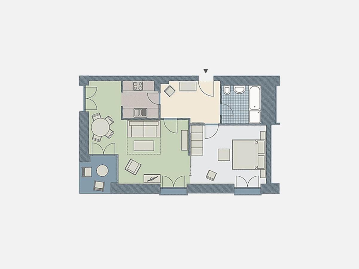 Kaiservillen Heringsdorf - Ferienwohnung Mit 1 Schlafzimmer Und Terrasse D102 المظهر الخارجي الصورة